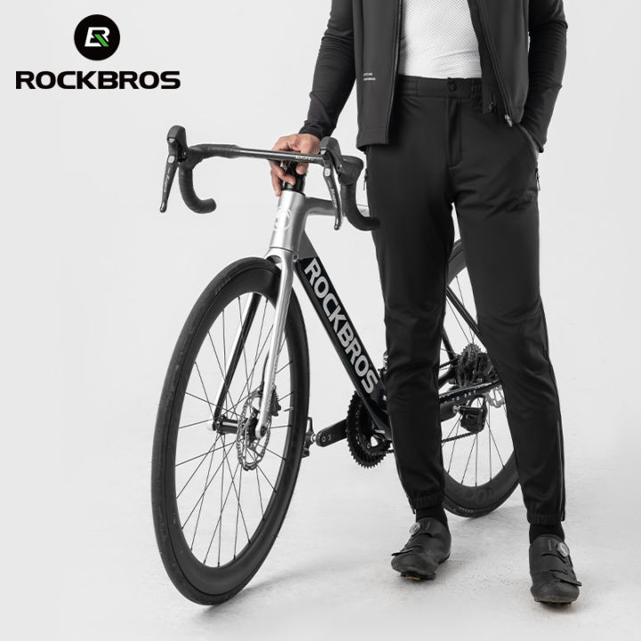 ROCKBROS%20Cycling%20Pants%20Autumn%20Winter%20Casual%20Windproof%20Fleece-lined%20Long%20Pants%20Riding%20Fitness%20Trousers%20Outdoor%20Warmth%20Pants%20-%20Image%203
