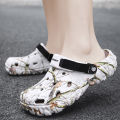 Summer Women's and Men's Clogs Slippers Classic Couple's Garden Shoes Men Fashion Casual Sandals Leisure Slides Big Size 46 47. 