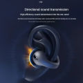 NEW T75 Bluetooth 5.3 Wireless Bone Conduction Headphones Clip Ear Music Noise Canceling Headset HD Call Sports Gaming Earphone.
