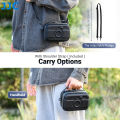 JJC Black Portable Camera Bag Case Pouch for  Powershot V10 G1 X Mark III G7X Mark II  ZV-E10  X-E5 XE5 Bag. 