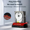 Hannord All in 1 HDD Docking Multifunc 2.5/3.5'' SATA Multi-Function HDD Docking Station IDE&SATA Hard Disk Base USB HUB Reader. 