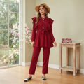 Dress Soft Comfortable Breathable Fabric Trendy Design for Women and Girls Premium Quality Stitched Fabric. 