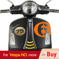75th anniversary Motorcycle number 1-18 Decal For Piaggio Vespa PRIMAVERA GTS super 300 946 Red GTV Sprint Sei Giorni Picnic.