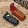 High Quality Brown Flashlight Case Camp Outdoor Carry Belt Loop Case Knife Sheath Holster Leather Sheath Holder Fold Knife Tool. 