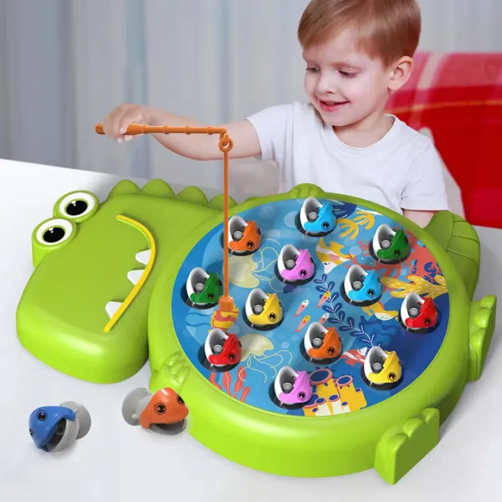 Play Rod Dinosaur Simple Magnetic Fishing Toys Play Rod Game Toys Child Baby ...