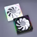 UPSIREN UF-1 PRISM 4 PRO Computer Chassis Fan 12cm ARGB 4 Pin PWM Quiet Cooling Fan 12V Large Air Volume 45.2CFM/600-1500RPM. 