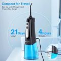 PECHAM Water Flosser Cordless Dental Pick for Teeth Clean, Professional Oral Irrigator DIY 4 Modes IPX7 Waterproof 300ML Tank USB Rechargeable, Irrigate Jet for Plaque Removal Oral Gums Care. 