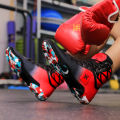 Men Boxing Shoes Outdoor Training Sneakers Sports Fighting Original Wrestling Shoes Women Professional High Ankle Boxing Boots. 