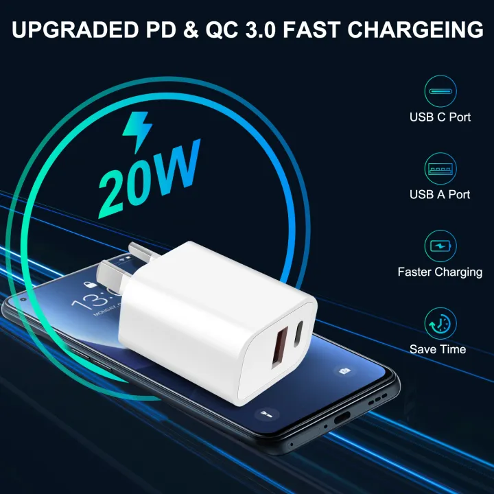 PD%2020W%20Phone%20Charger%20for%20Australia%20Newzealand%20AU%20Plug%20USB%20Type%20C%20QC%203.0%20Fast%20Charging%20Adapter%20For%20iPhone%2014%2013%20Pro%20Max%20%20-%20Image%202
