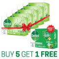 Buy 5 Dettol Aloe Vera Soaps (125gm), Get 1 Original Germ Defence Soap (125gm) FREE. 