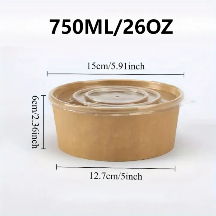 15/30PCS%20Kraft%20Paper%20Bowls%20Disposable%20Bowls%20with%20Lid%20Salad%20Vegetable%20Soup%20Kitchen%20Restaurant%20Party%20Snack%20Storage%20Supplies%20-%20Image%207