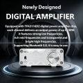 YJCO Mini Power Amplifier TPA3116 Bluetooth 5.0 HiFi Stereo Digital Class D 2.0 Channel 50W+50W Amp Audiophile-Grade D50A. 