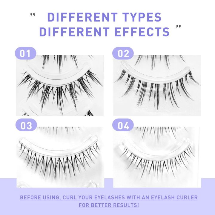 3D%20Lashes%20Premade%20Fan%20A/M%20Shape%20Spikes%20Cluster%20Eyelash%20Mix%20Extension%20Individual%20Makeup%20Super%20Natural%20Wispy%20DIY%20Premade%20Peduncle%20-%20Image%205
