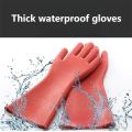 1 Pair High Voltage Electrical Insulating Gloves Anti-electricity Safety Protective Gloves 12kv High Voltage Insulating Gloves. 