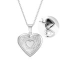Stainless Steel Openable Photo Locket Necklace For Women Pendant Hold Picture Gold Silver Color Chain Girls Birthday Jewelry. 