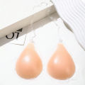 New Silicone Invisible Bra With Shoulder Strap Lift Up Nipple Cover Reuseable Adhesive Breast Petals For Dress Backless Wear.