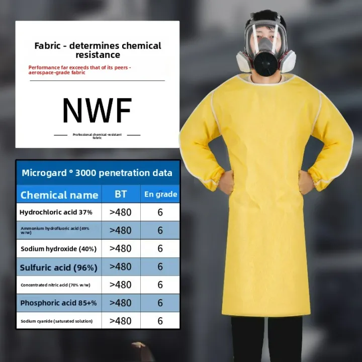Acid and Alkali-resistant Protective Apron, Anti-corrosion and Chemical ...