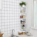 VTEC FURNITURE Modern Corner Bookcase / Display Rack / Corner Rack. 