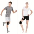 Knee Brace with Side Stabilizers Breathable Adjustable Knee Support Suitable for Sport Training and Knee Pain.
