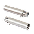 1pcs 3Pin XLR To 5Pin DMX Metal Cased Converter Audio Lighting Adapter 3 Pin To 5 Pin Female Male Connector.