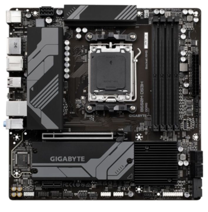 Gigabyte%20B650M%20DS3H%20DDR5,%20AMD%20AM5%20Socket:%20Supports%20AMD%20Ryzen%207000%20Series%20Processors%20-%20Image%202