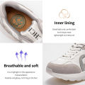 CHCH Women Tennis Shoes New Leather Splicing Student Sports Shoes. 