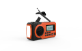 4000mAh Portable Emergency Solar Power Radio Hand Crank Charging AM/FM Weather Radio Led Reading Flashlight Bank Phone Charger. 