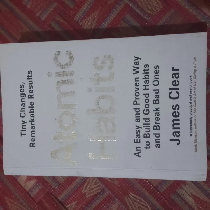 Atomic habits book by James clear | Daraz.pk