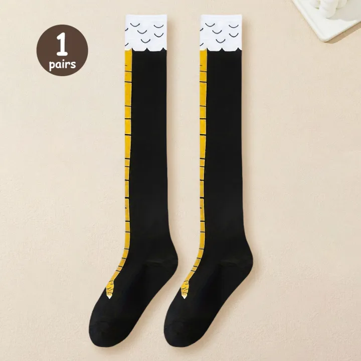Women%20Thigh%20High%20Stockings%20Chicken%20Feet%20Print%20Long%20Socks%20Over%20Knee%20Socks%20Funny%20Novelty%20Socks%20Cartoon%20Animal%20Paws%20Stockings%20-%20Image%207