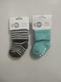 Pack of 2 socks for newborn baby. 
