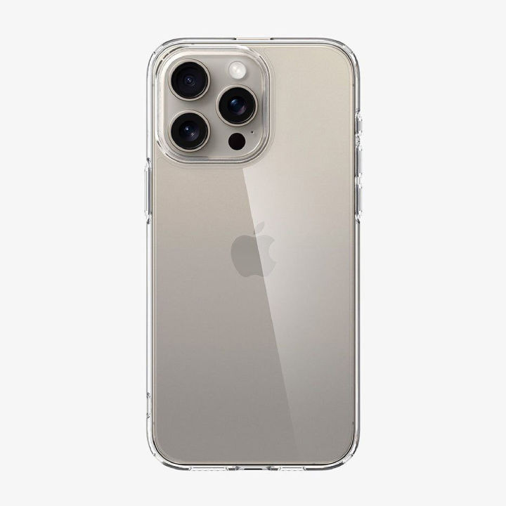 Spigen iPhone 15 Pro/15 Pro Max/16 Pro Max/16 Pro Transparent Case Ultra Hybrid Case