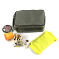 Fishing Tackle Bag Waterproof Fishing Bag Portable Fishing Reel Gear Bag with 3 Adjustable Dividers for Spinning Baitcasting.