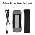Camping Chair Foot Rest Ottoman Folding Attachable Leg Rest Recliner Lazy Retractable for Retractable Stool Hammock Beach Chair. 