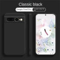 Liquid Silicone Soft TPU Case Google Pixel 8 Shockproof Cases For Cover Google Pixel8 Case Pixel 6A 7A 8A 6 7 Phone Case Bumper.