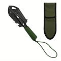 Multifunctional Multitool Small Shovel, Metal Camping Spade Hand Trowel With Wraped Handle For Camping, Outdoor Digging. 