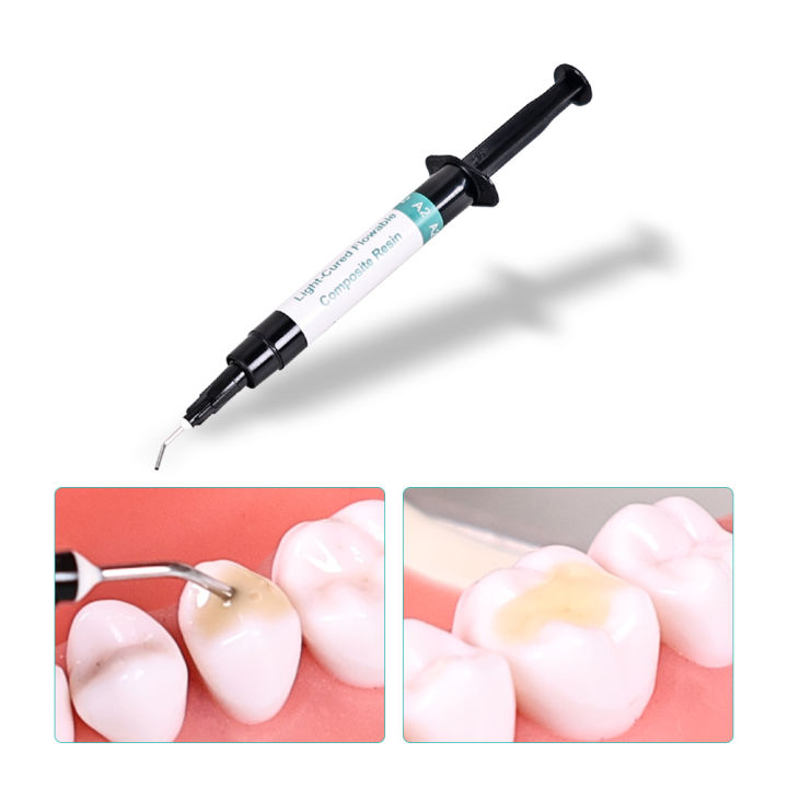 Dental%20Flowable%20Composite%20Light%20Cure%20Resin%20Kit%20%20A1/A2/A3/A3.5/B1%20Biocompatibility%20Crown%20restoration%20Dentistry%20Filling%20Materials%20-%20Image%203