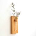 2 Pcs Wooden Test Tube Hanging Flower Vase For Home And Office Decoration.