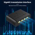 Magecam Network Switch Mini 4Ports Switch Ethernet 1000Mbps Gigabit High Performance Smart Switcher RJ45 Hub Internet Injector. 