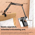 Tablet Holder for Bed with 90cm Metal Arm iPad Stand Tablet Bracket 360° Rotating Bed Phone Mount for 4.5~12.9 inch Phone Tablet.