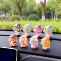 kawaii Star Hat Flocking blind box Cute Mini Doll ornaments resin crafts high-end niche desk decorations For  . 