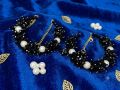 Floral jewelry set | floral Gajra | pearl Bracelet for girls $ Women | Crystal bead bracelet | Mandhi jewelry set | HZ jewelry | 1 piece price 800. 