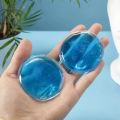 1pc Round Reusable Ice Cold Hot Gel Pack Cooling Eye Pads For Eye Care & Relaxation. 