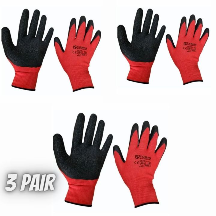 3%20Pair%20High%20Quality%20Red%20Nylon%20Safety%20Hand%20Gloves.%20All%20Work%20%20Protect%20Your%20Hand%20Safely%20-%20Image%203