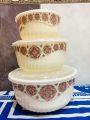 Melamine Bowl set pack of 3 Double Glazed Material. 