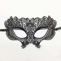 1Pc Black Women Lace Masquerade Mask for Carnival Halloween Half Face Women Hollow Mask Cosplay Party Supplies. 