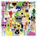 55Pcs Incredibox Sprunki Stickers Sprunki DIY Stickers Scrapbooking Phone Luggage Skateboard Waterproof Decals. 