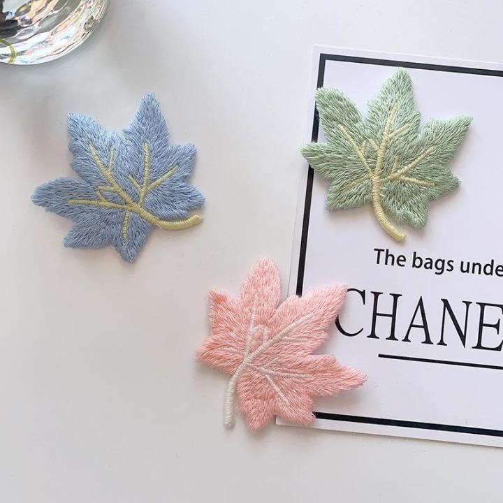 20Pcs%206cm%20Maple%20Leaf%20Flower%20Embroidery%20Appliques%20Handmade%20DIY%20Sewing%20Supplies%20Patches%20Headwear%20Clothing%20Decoration%20Whohlesale%20-%20Image%203