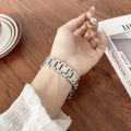 Cuban Link Strap for Samsung Galaxy Fit 3 Stainless Steel Metal Band Men Women Bracelet For Samsung Watch Fit3 Chain Link Correa. 