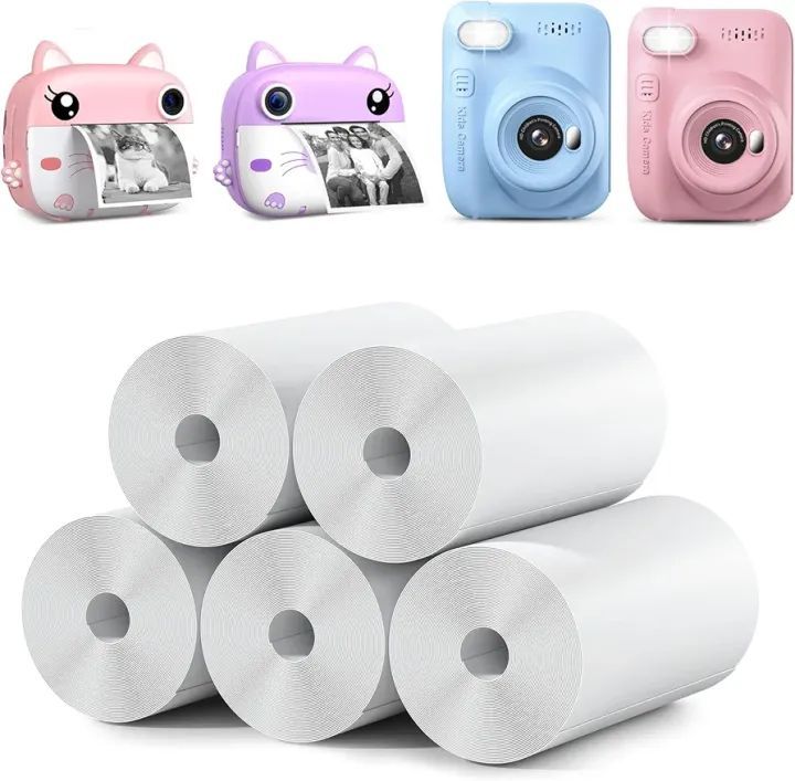 Kids%20Instant%20Camera%20Refill%20Print%20Paper-5%20Rolls%20for%20Kids%20Instant%20Print%20Camera,HD%20Printing%20Thermal%20Print%20Paper%20Set%20Portable%20Refill%20Print%20Paper%20-%20Image%207