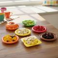Stackable Hamburger Plate Set Burger 6 Layers Dinner Plate High Value Bone Spit Plate Funny Sauce Containers Table Decor. 